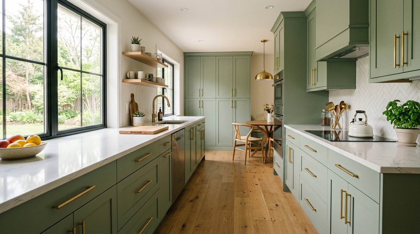 Cost-Effective Kitchen Upgrades Spray Painting Cabinets in London