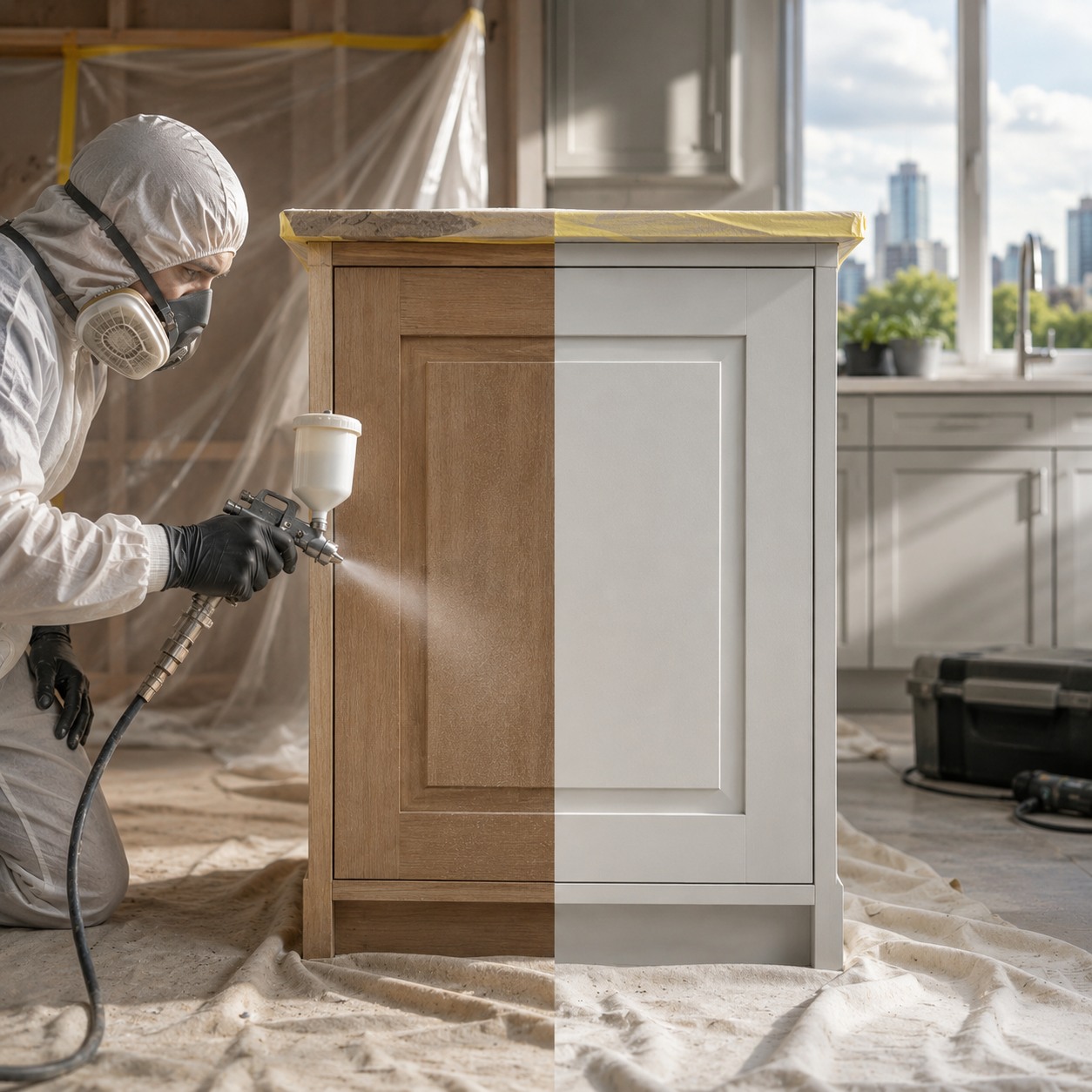 The True Cost of Cabinet Spray Painting in London Explained